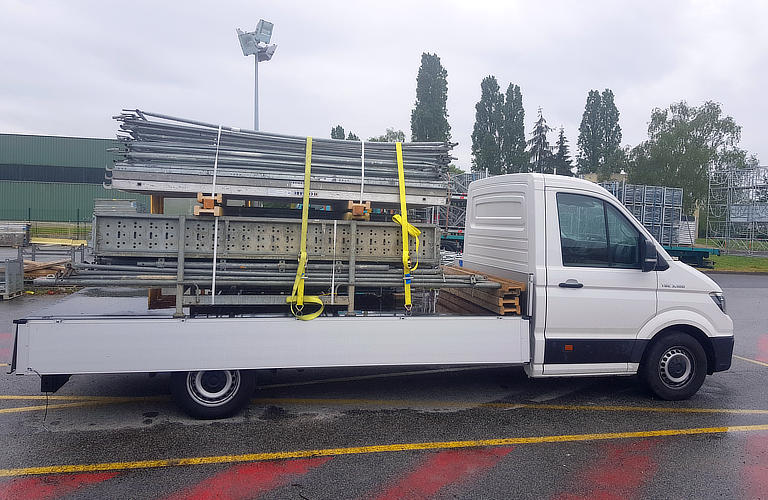 1 day express 35, camion moins de 3,5 tonnes avec plateau