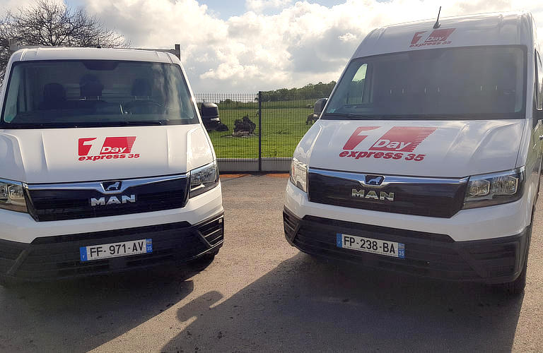 1 Day Express 35, fourgon moins de 3,5 tonnes, livraison express